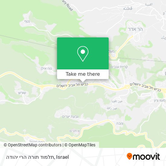 תלמוד תורה הרי יהודה map