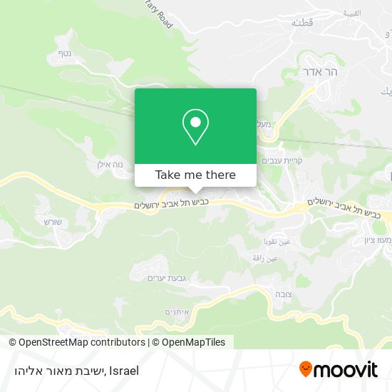 ישיבת מאור אליהו map