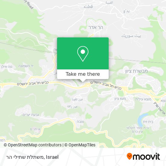 משתלת שתילי הר map