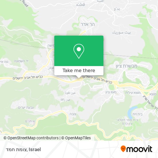 צומת חמד map