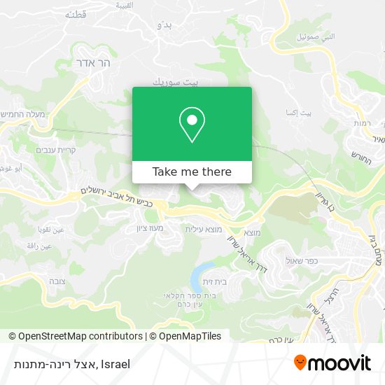 אצל רינה-מתנות map