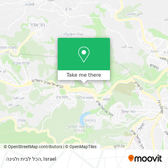 הכל לבית ולגינה map