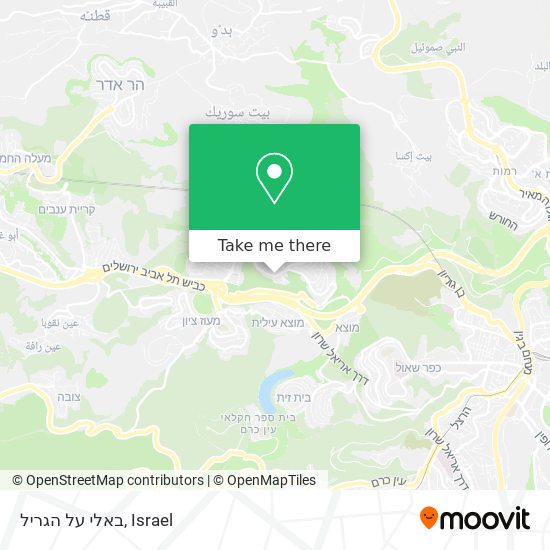 באלי על הגריל map