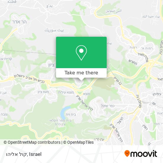 קול אליהו map