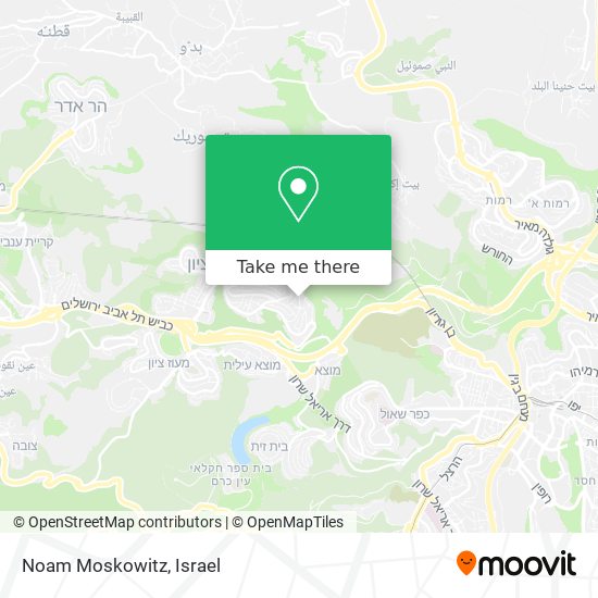 Noam Moskowitz map