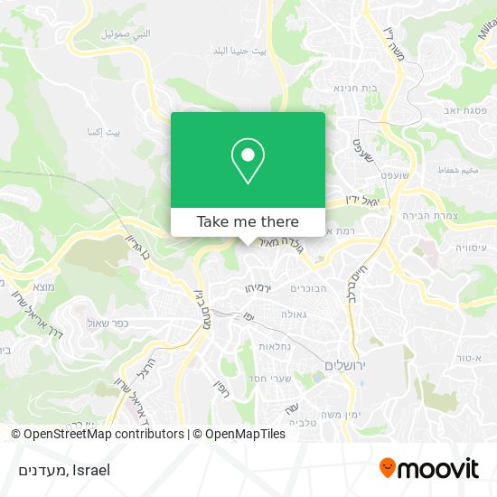 מעדנים map