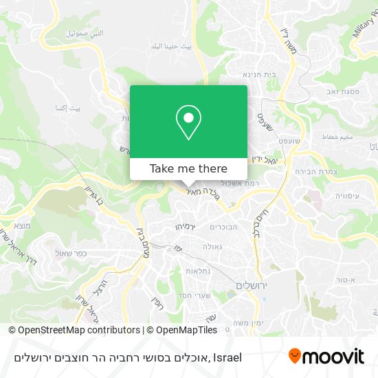 אוכלים בסושי רחביה הר חוצבים ירושלים map