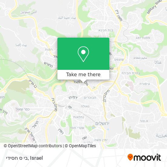 בי ס חסידי map