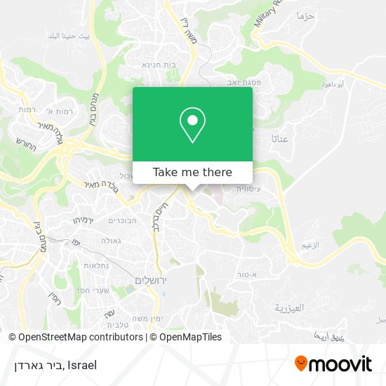 ביר גארדן map