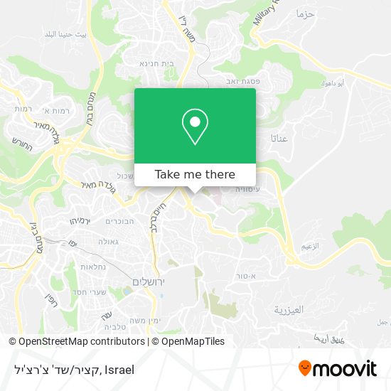 קציר/שד' צ'רצ'יל map