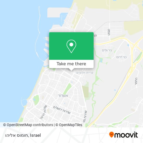 חומוס אליהו map