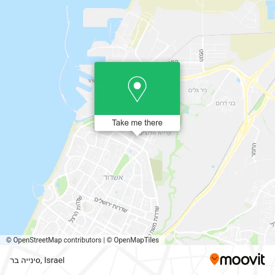 Карта סינייה בר