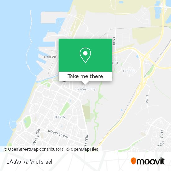 דיל על גלגלים map