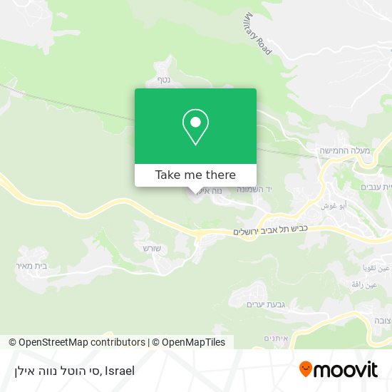 סי הוטל נווה אילן map