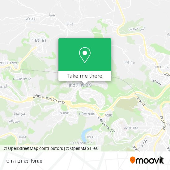 מרום הדס map