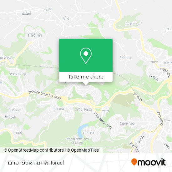 ארומה אספרסו-בר map