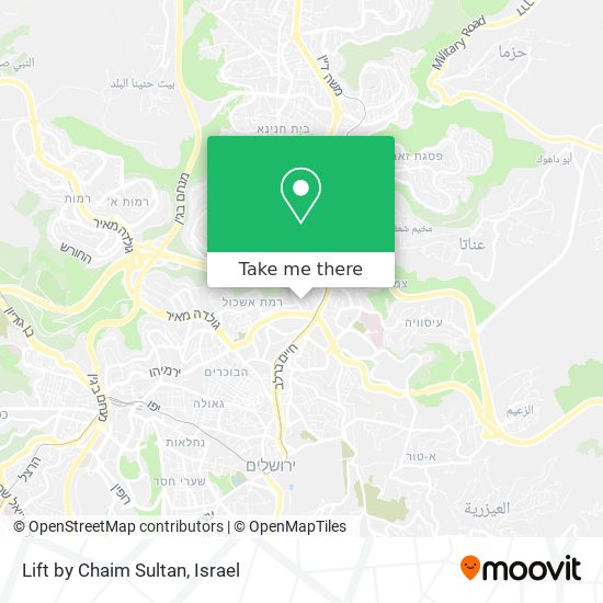 Lift by Chaim Sultan map
