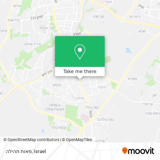 פאות תהילה map