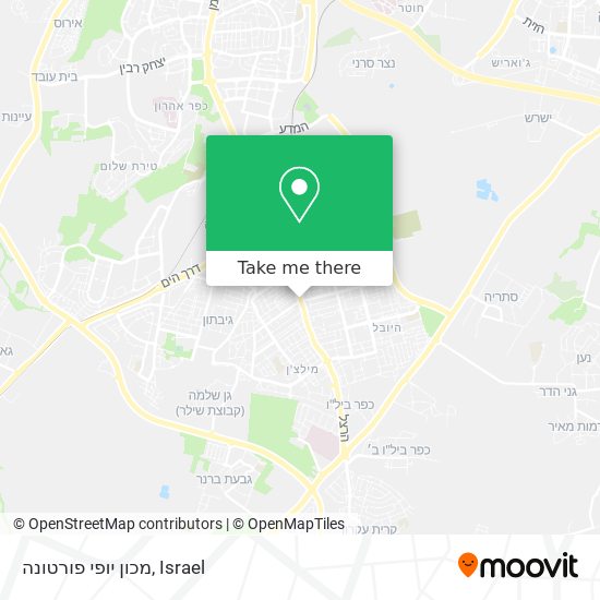 מכון יופי פורטונה map