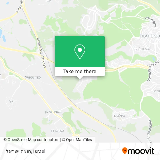 Карта חוצה ישראל