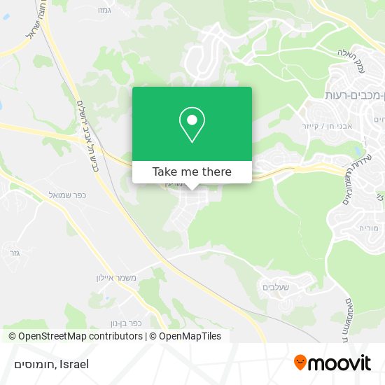 חומוסים map