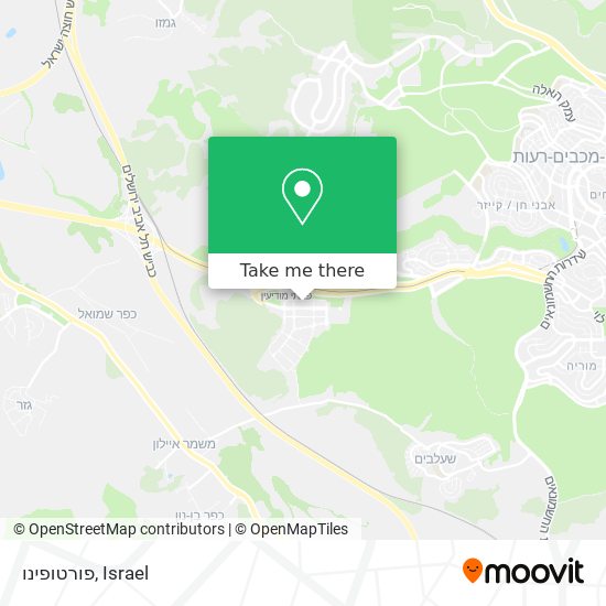 פורטופינו map