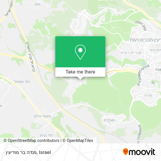 Карта פנדה בר מודיעין
