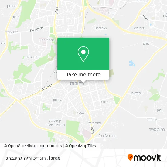 Карта קונדיטוריה גרינברג