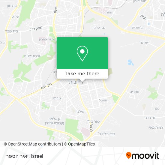 יאיר הספר map