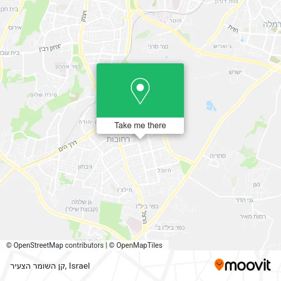 Карта קן השומר הצעיר