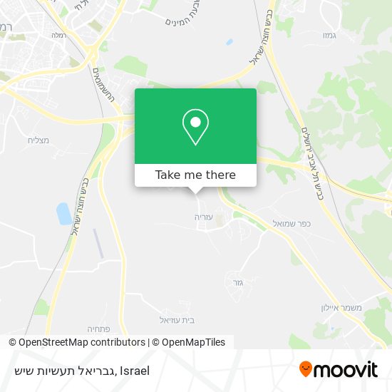 גבריאל תעשיות שיש map