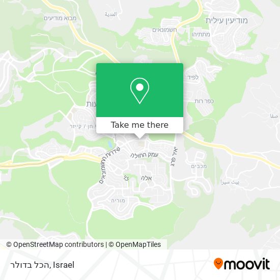 הכל בדולר map