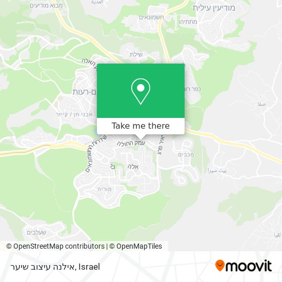 אילנה עיצוב שיער map