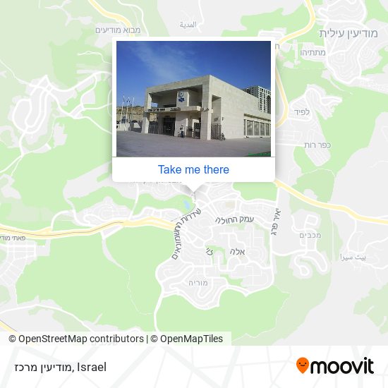 מודיעין מרכז map