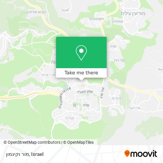 Карта מור וקינמון