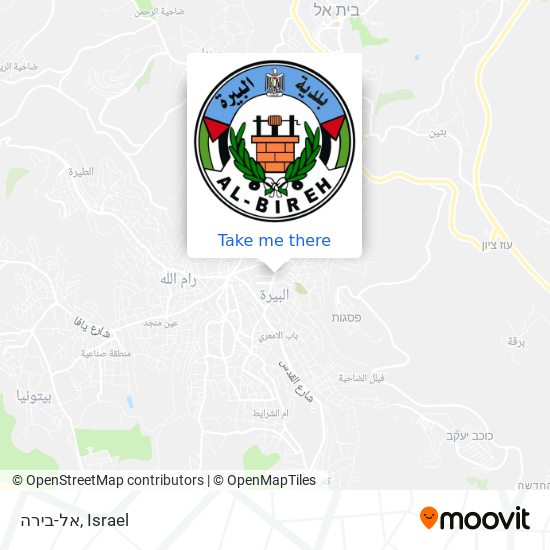 אל-בירה map