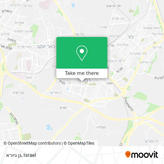 גן גיורא map