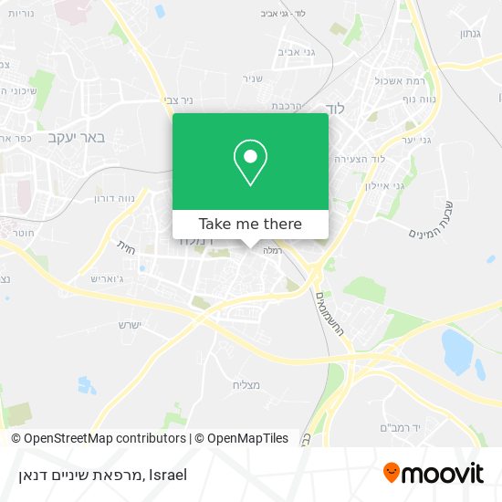 מרפאת שיניים דנאן map