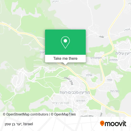 Карта יער בן שמן