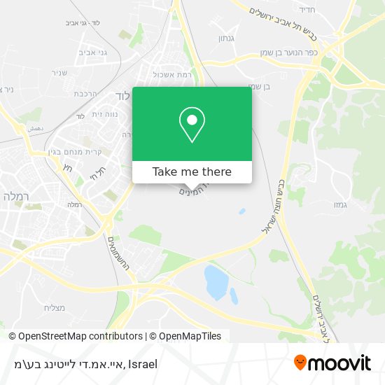 איי.אמ.די לייטינג בע\מ map