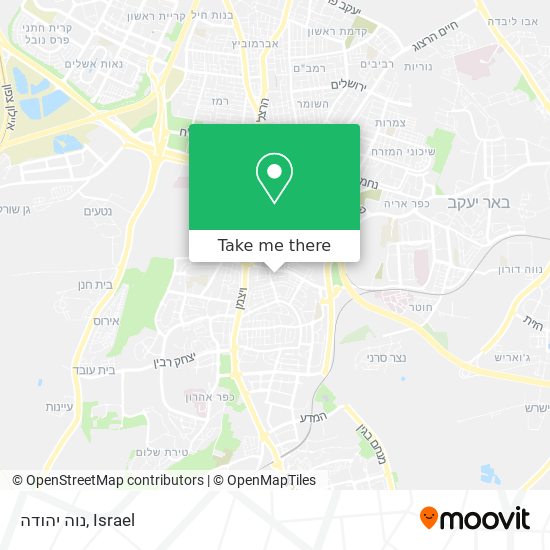 נוה יהודה map