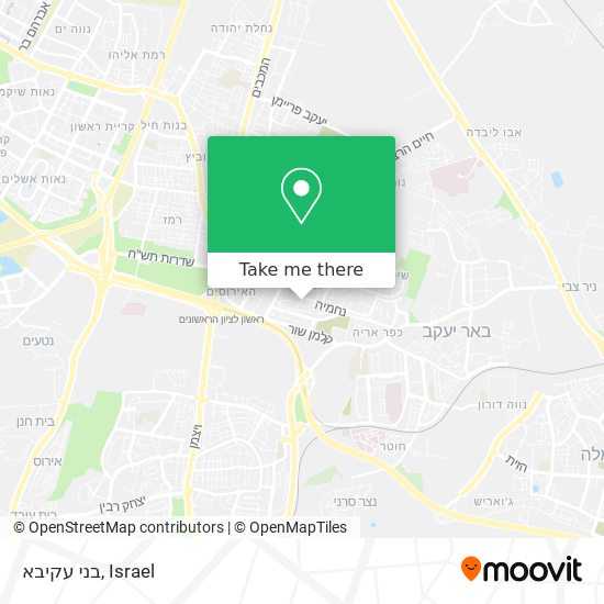 בני עקיבא map