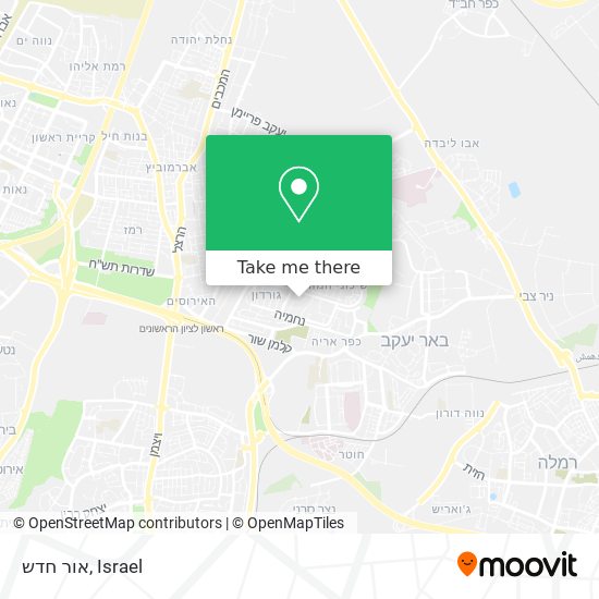 אור חדש map