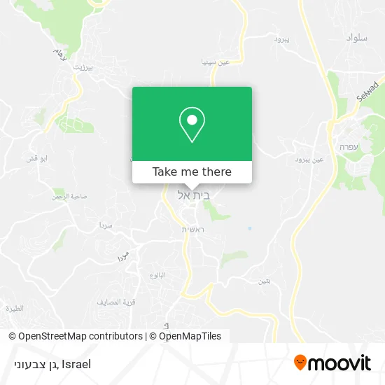 Карта גן צבעוני