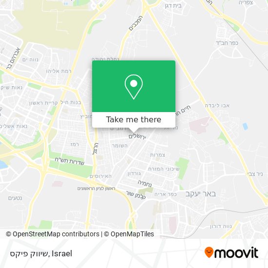 Карта שיווק פיקס