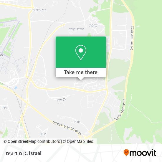 גן מודיעים map