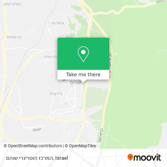 המרכז הוטרינרי שוהם map