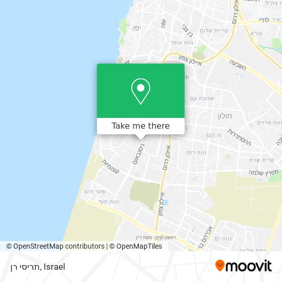 תריסי רן map