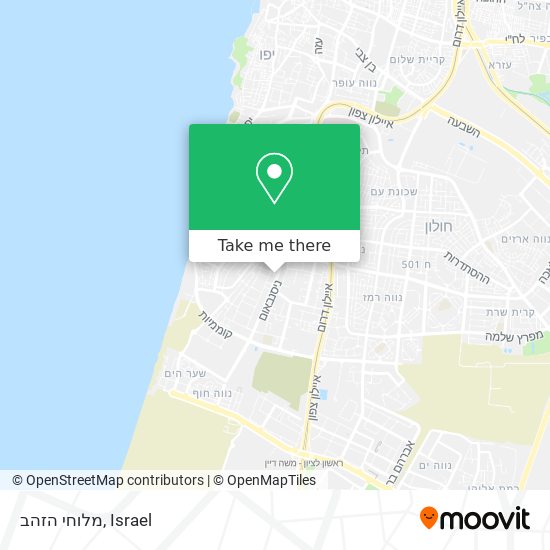 מלוחי הזהב map