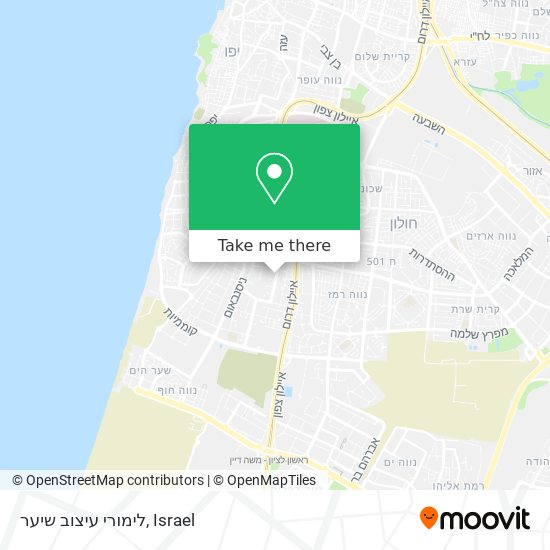 לימורי עיצוב שיער map